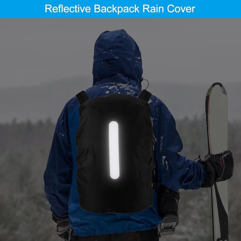 Reflective Backpack Rain Cover Outdoor Hiking Backpack Waterproof Cover - Image 12